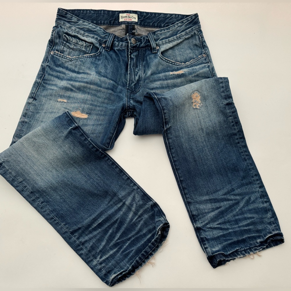 Rivet De Cru Jeans  Andrew Relaxed Fit Straight Leg, size 34X32, pre-loved